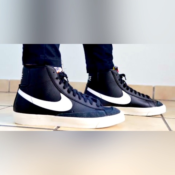 ⚡️Nike Blazer ‘77 Mid Black suede shoes⚡️ - Picture 1 of 7
